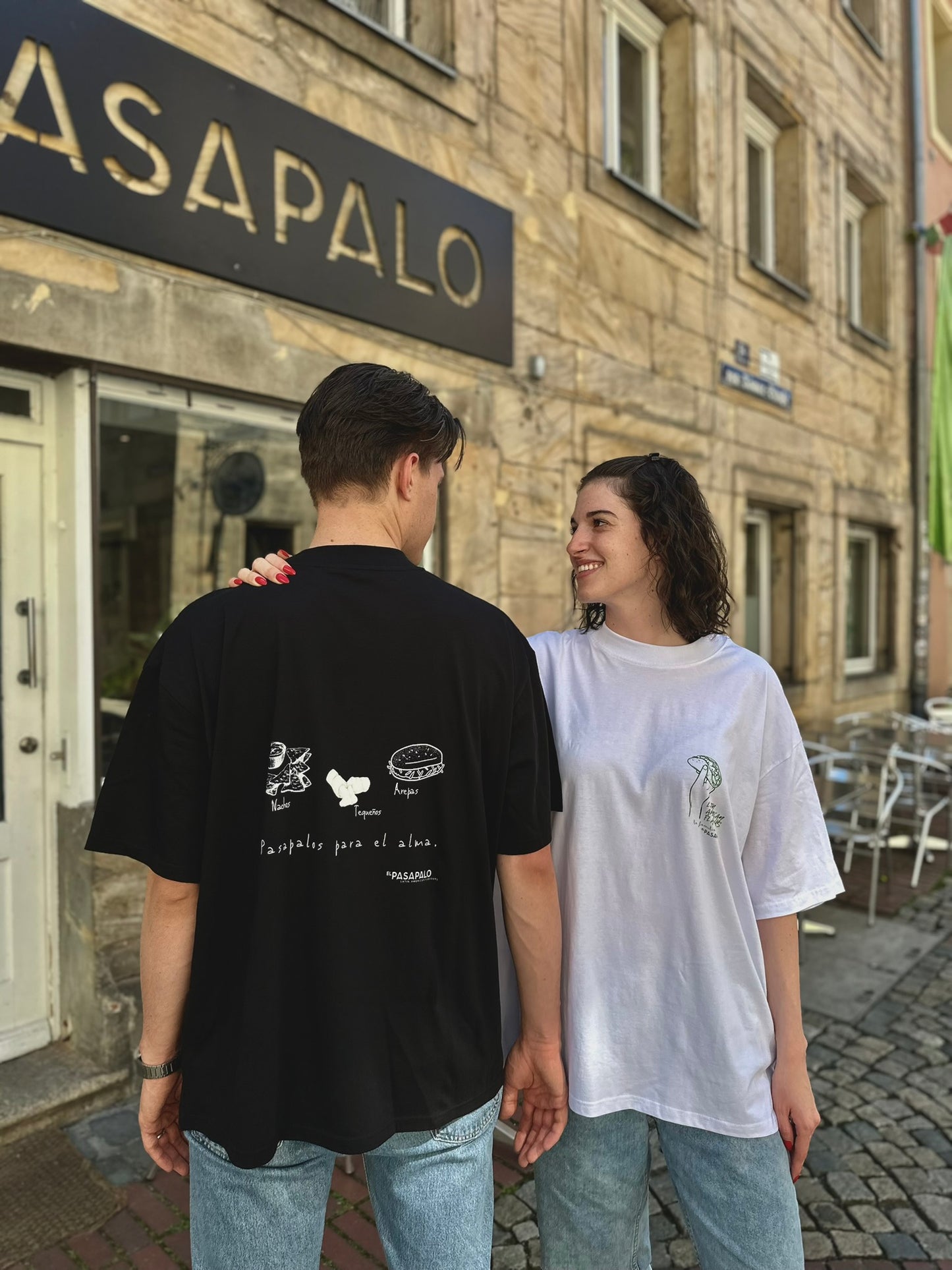 Tshirt "Pasapalos" | Oversized Unisex Bio T-Shirt