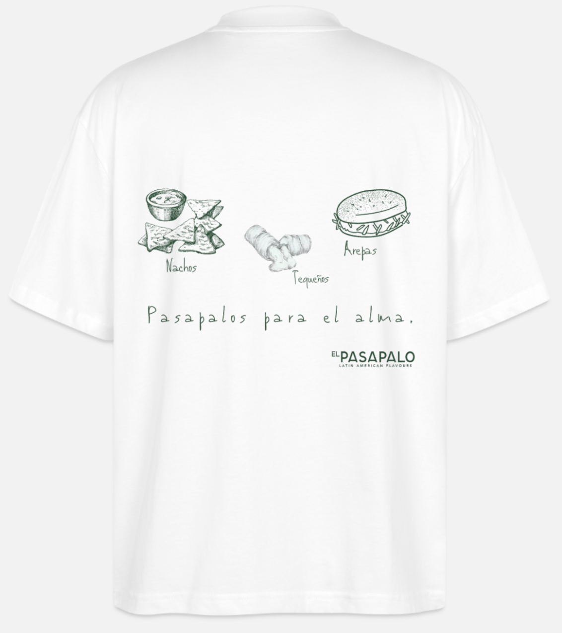 Tshirt "Pasapalos" | Oversized Unisex Bio T-Shirt